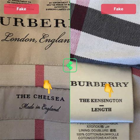 how to check Burberry coat